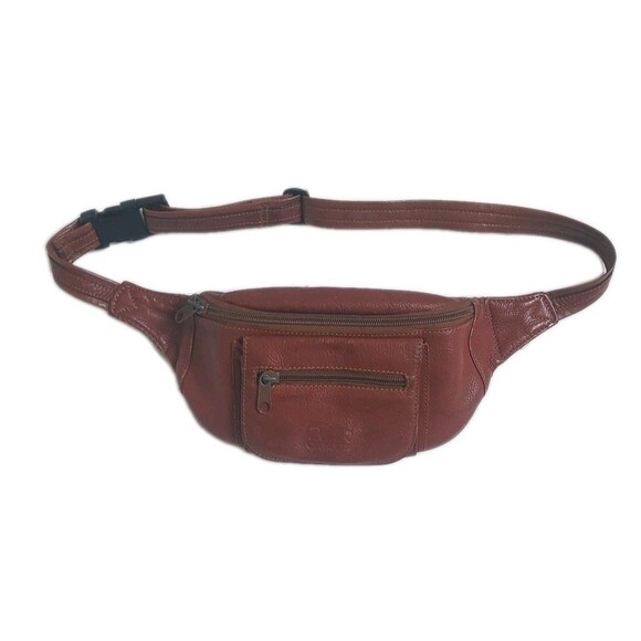 CHONGGEE Other - Vintage Unisex CHONGGEE Brown Leather Adjustable Waist Bag Fanny Pack